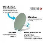 Abattant wc couleur vert de gris - kristal