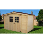 Abri bois massif 20mm 5. 83m2