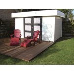 Abri de jardin en bois 28mm solid 390x310cm malm