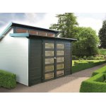 Abri de jardin milano paisseur 28mm 299x299cm