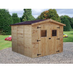 Abri de jardin panneau 16mm 7. 20m2