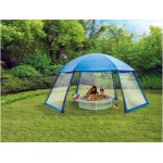 Abri de piscine / spa en polyester 3 portes 5 x 3. 9 x 2. 5 m