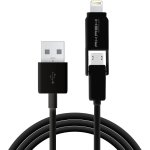 Accessoires tlphone portable akashi alt 2 in 1 cableblk