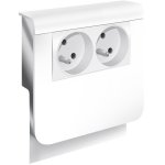 Adaptateur blanc pour plinthe, h. 19 x p. 16. 5 cm Adaptateur blanc pour plinthe, h. 19 x p. 16. 5 cm