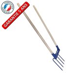 Aerogrif' 4 dents 2 manches 1, 10 m, type grelinette, outil de jardinage biologique