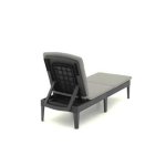 Allibert bain de soleil jaipur - imitation resine tressee - gris