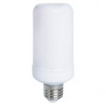 Ampoule dco led e27 5w effet flamme - 200lm - 1 800k - 3 effets