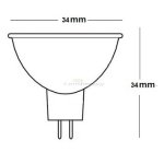 Ampoule dichroique halogne  conomie d'nergie mr11 gu4 12v 35w (25w) 3000h