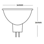 Ampoule dichroique halogne mr11 gu4 12v 10w 3000h
