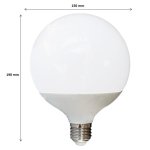 Ampoule e27 led 30w 220v g150 - blanc froid 6000k - 8000k - silamp