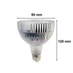 Ampoule e27 led 35w 220v par30 24led 60� transparente - blanc chaud 2300k - 3500k - silamp