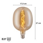 Ampoule e27 led filament 8w ballon - silamp