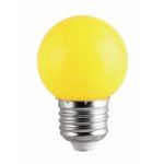 Ampoule led 1w e27 couleur jaune