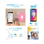 Ampoule led connecte gu10 spot 5w variation de couleur et luminosit