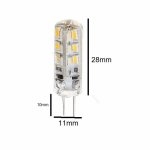 Ampoule led g4 2w 12v smd2835 24led 360� (pack de 10) - blanc neutre 4000k - 5500k - silamp