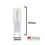 Ampoule led g9 5w 220v smd6630 360� - blanc neutre 4000k - 5500k - silamp