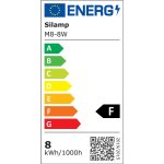 Ampoule led gu5. 3 / mr16 12v 8w smd 80 (pack de 10) - blanc froid 6000k - 8000k - silamp