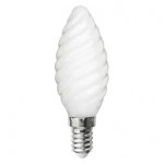 Ampoule led - s19 filament flamme opaque torsade ca35 - e14 - 4w - 4 000k - 425lm