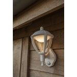 Applique blanc unite � d�tection, led int�gr�e, 9w, 330 lumens, 3000k, ip44, 230v, classe i