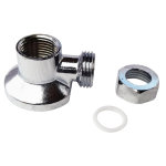 Applique chrome f15 / 21  crou collet battu tube cuivre 14