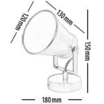 Applique laiton tekla, 1x e27 - max. 60w, ip20, 230v, classe i