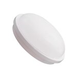 Applique led murale 20w blanche ronde ip65 - blanc neutre 4000k - 5500k - silamp