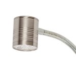 Applique lit led 5w 3000k nickel flexible