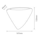 Applique murale exterieur triangulaire led 6w 3000k blanc ip54 Applique murale exterieur triangulaire led 6w 3000k blanc ip54