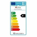 Applique murale salle de bain design led ip44 12w - blanc chaud 2300k - 3500k - silamp