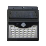 Applique murale solaire led noire 0. 55w avec détecteur de mouvement - blanc neutre 4000k - 5500k - silamp ... Applique murale solaire led noire 0. 55w avec détecteur de mouvement - blanc neutre 4000k - 5500k - silamp ...