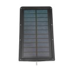 Applique murale solaire led noire 2. 5w avec d�tecteur de mouvement - blanc neutre 4000k - 5500k - silamp ...