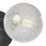 Applique spot 1xg9 sphere verre gele