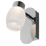 Applique spot led 5w 4000k chrome ip44