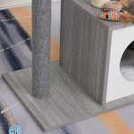 Arbre À chats design contemporain griffoir grattoir sisal naturel centre d'activités niche plateforme ... Arbre À chats design contemporain griffoir grattoir sisal naturel centre d'activités niche plateforme ...