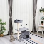 Arbre À chats griffoir sisal naturel centre d'activités niche plateformes jeu boule suspendue et À ressort ... Arbre À chats griffoir sisal naturel centre d'activités niche plateformes jeu boule suspendue et À ressort ...