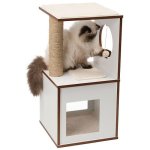 Arbre a chat vesper v - box small blanc