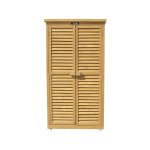 Armoire de jardin  space  - 87 x 46. 5 x 160 cm - marron