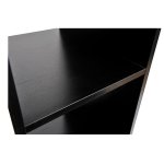 Armoire penderie meuble de rangement en panneau de particule mobile avec 6 roulettes sans porte 120x40x128cm ...