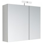 Armoire de toilette 60 cm clairante kle'o blanc mat