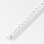 Arr�t carrelage pvc blanc 8x2. 5mm