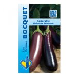 Aubergine violette de barbentane - les graines bocquet - 1, 5g