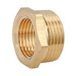 Bague réduction laiton 6 pans mâle 20 / 27 - femelle 15 / 21 Bague réduction laiton 6 pans mâle 20 / 27 - femelle 15 / 21