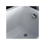 Baignoire lot 180x80 blanche rectangulaire