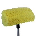 Balai brosse de lavage télescopique avec raccord tuyau - longueur 2. 50 mètres Balai brosse de lavage télescopique avec raccord tuyau - longueur 2. 50 mètres