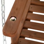 Balancelle de jardin 2 places dim. 1, 6l x 1, 2l x 1, 65h m charge max. reco. 227 kg toit pare - soleil ...