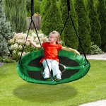 Balançoire nid d'oiseau ronde balançoire panier Ø 100 x 4, 5h cm 4 anneaux inclus métal Époxy oxford ... Balançoire nid d'oiseau ronde balançoire panier Ø 100 x 4, 5h cm 4 anneaux inclus métal Époxy oxford ...