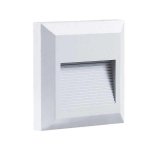 Balise led saillie carr 2w 220v 55 blanche ip65 pour escalier - blanc chaud 2300k - 3500k - silamp