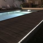 Balise strip led solaire - 3m blanc -