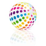Ballon gonflable gant intex diam. 107 cm