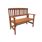 Banc jardin en bois exotique shanghaï - maple - marron clair Banc jardin en bois exotique shanghaï - maple - marron clair